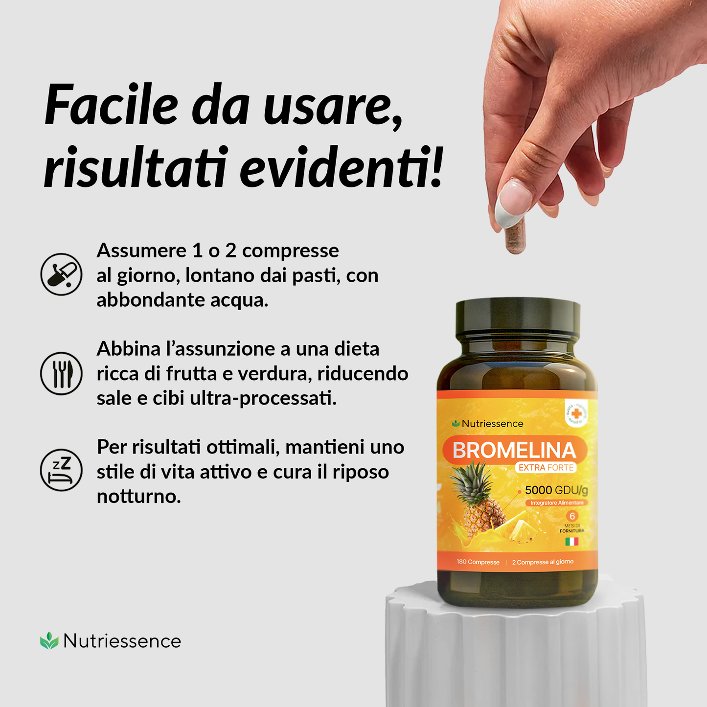 BROMELINA - Rimedio Naturale Drenante per cellulite, microcircolo e digestione