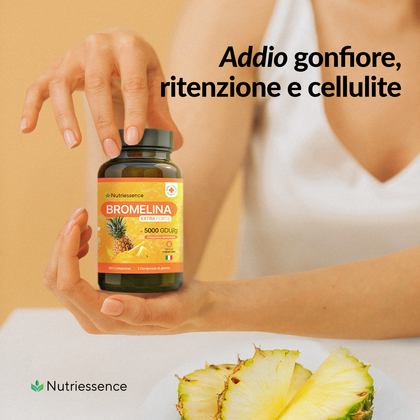 BROMELINA - Rimedio Naturale Drenante per cellulite, microcircolo e digestione