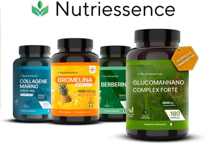 Glucomannano Puro Dosaggio Extra Forte 2800 mg |Maxi scorta 180 capsule gastroprotette|3 mesi di fornitura,Rimedio Naturale italiano|Fibra Saziante drenante .Senza Glutine e Lattosio