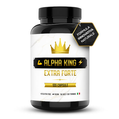 Integratore per Uomo Alpha | Migliora e ottimizza la concentrazione e Focus | Dona tonicità e vigore con Maca,Rapontico,Muira Puama,Zinco,Fieno Greco,Vitamina D