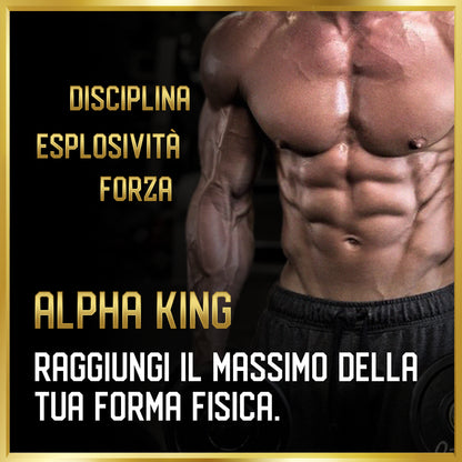 Integratore per Uomo Alpha | Migliora e ottimizza la concentrazione e Focus | Dona tonicità e vigore con Maca,Rapontico,Muira Puama,Zinco,Fieno Greco,Vitamina D
