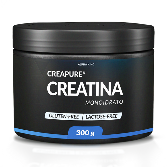 Alphaking Creatina Monoidrato 200 Mesh | Maxi Dosaggio: 3g per Dose | Qualità Premium | Supporto per Forza, Massa Muscolare e Performance | Massima Solubilità e Assorbimento