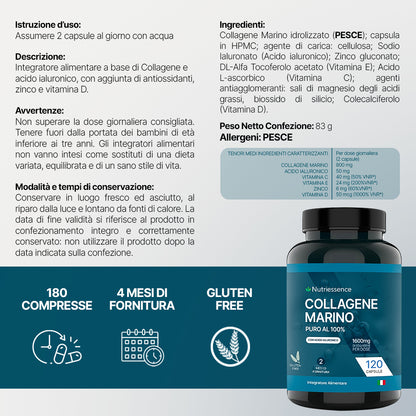 COLLAGENE MARINO -  Pelle e Articolazioni più Forti