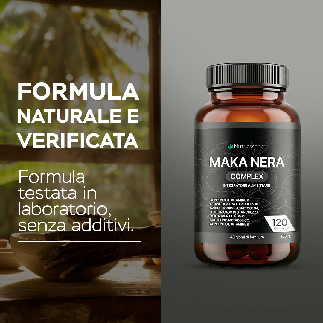Maca Nera Complex-con zinco,vitamina b a base di Tribulus