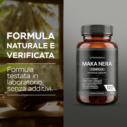 Maca Nera Complex-con zinco,vitamina b a base di Tribulus