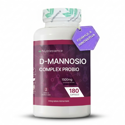 D-Mannosio Puro, per Candida, Infezioni Urinarie e Cistiti Ricorrenti