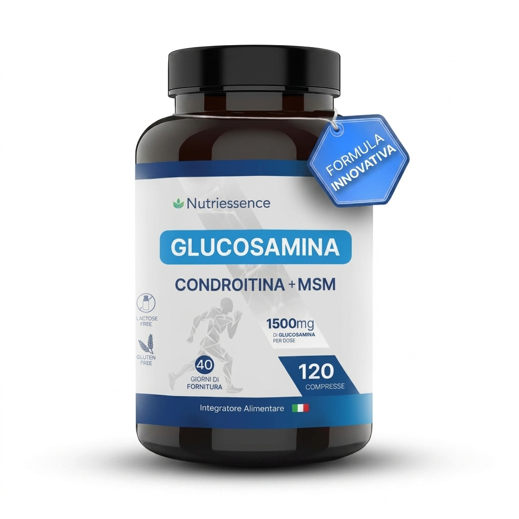 Glucosamina, per supporto Articolazioni, Cartilagini e Ossa