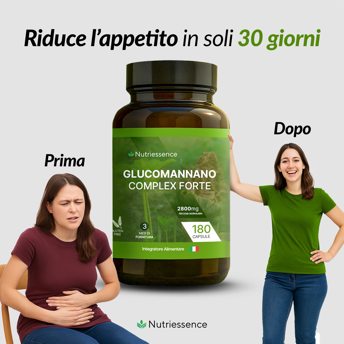 Glucomannano Complex, stop alla fame nervosa