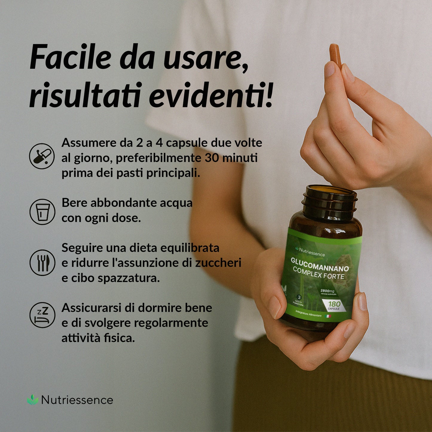 Glucomannano Complex, stop alla fame nervosa