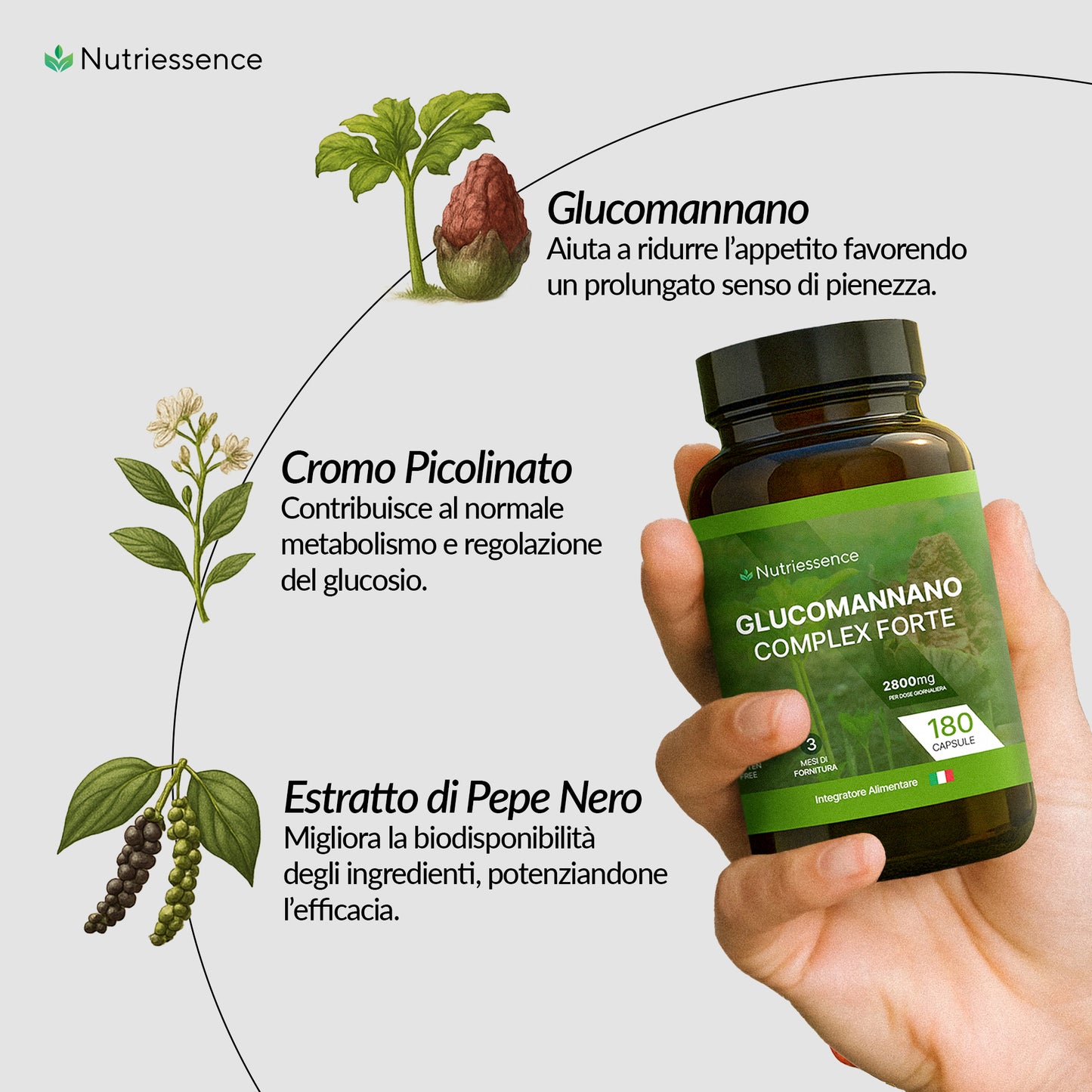 Glucomannano Complex, stop alla fame nervosa